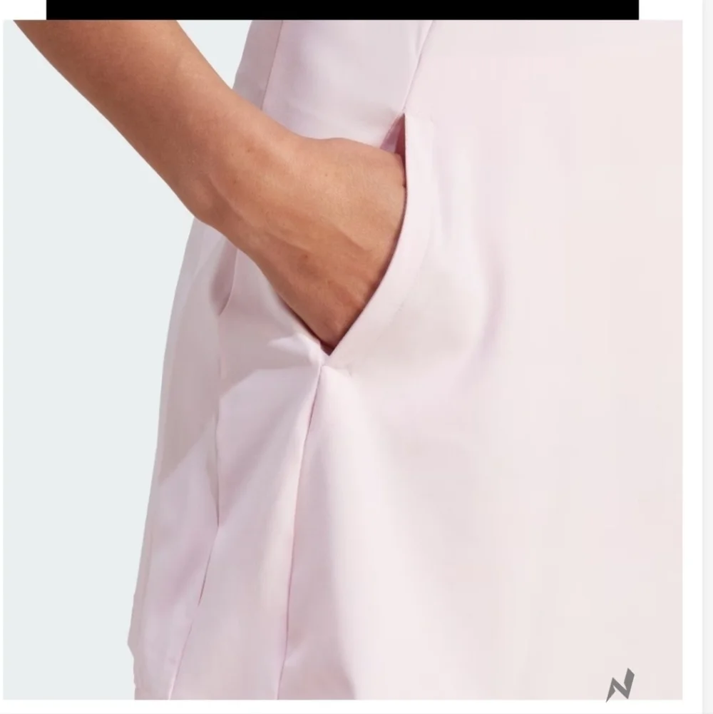 Adidas City Break Baby Pink Athletic Dress Tennis Golf Activewear Small - Picture 5 of 14